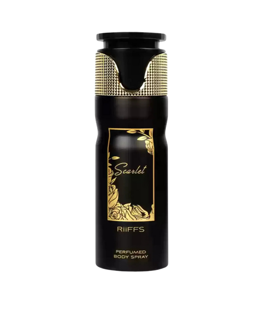 Riiffs Scarlet For Her Perfumed Deodorant – 200ml | Long-Lasting Luxury Body Spray, Bold Floral & Fruity Freshness