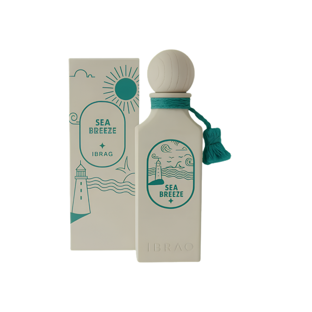 Ibrahim Al Qurashi IBRAQ Perfumes إبراق Sea Breeze Eau De Parfum – 100ml | Unisex | Sparkling Aquatic Marine, Velvet Citrus Fruits & Radiant Rich Clean Amber Luxury Signature Scent