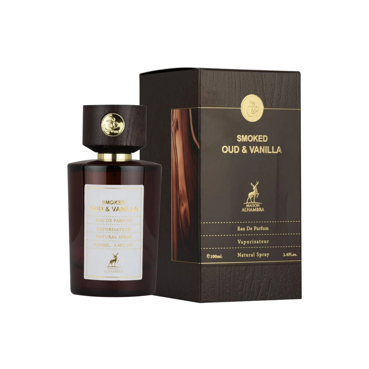 Maison Alhambra Smoked Oud Vanilla Eau De Parfum – 100ml (Unisex)