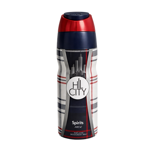 Hilcity SPIRITS For Men Perfumed Deodorant Spray | 200ML Long-Lasting Freshness