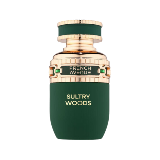 French Avenue Sultry Woods Eau De Parfum – 80ml | Deep Black Musk, Warm Leather & Exotic Agarwood Luxury Signature Scent for Men