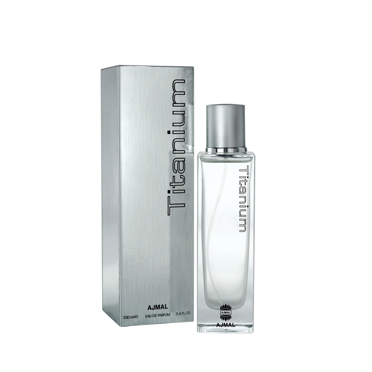Ajmal Titanium Eau De Parfum – 100ml For Men | Premium Fresh Fruity Spicy Aromatic Fragrance | Bright Citrus, Sweet Peach, Sharp Juniper, Earthy Patchouli & Warm Amber Long-Lasting Perfume