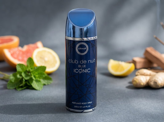 Armaf Club De Nuit Blue Iconic Deodorant Body Spray for Men – 200ml / 6.7 oz