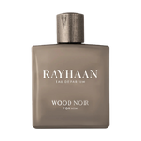 Rayhaan Wood Noir Eau De Parfum – 100ml | Intense Sandalwood, Smoky Incense & Zesty Grapefruit Luxury Signature Scent for Men