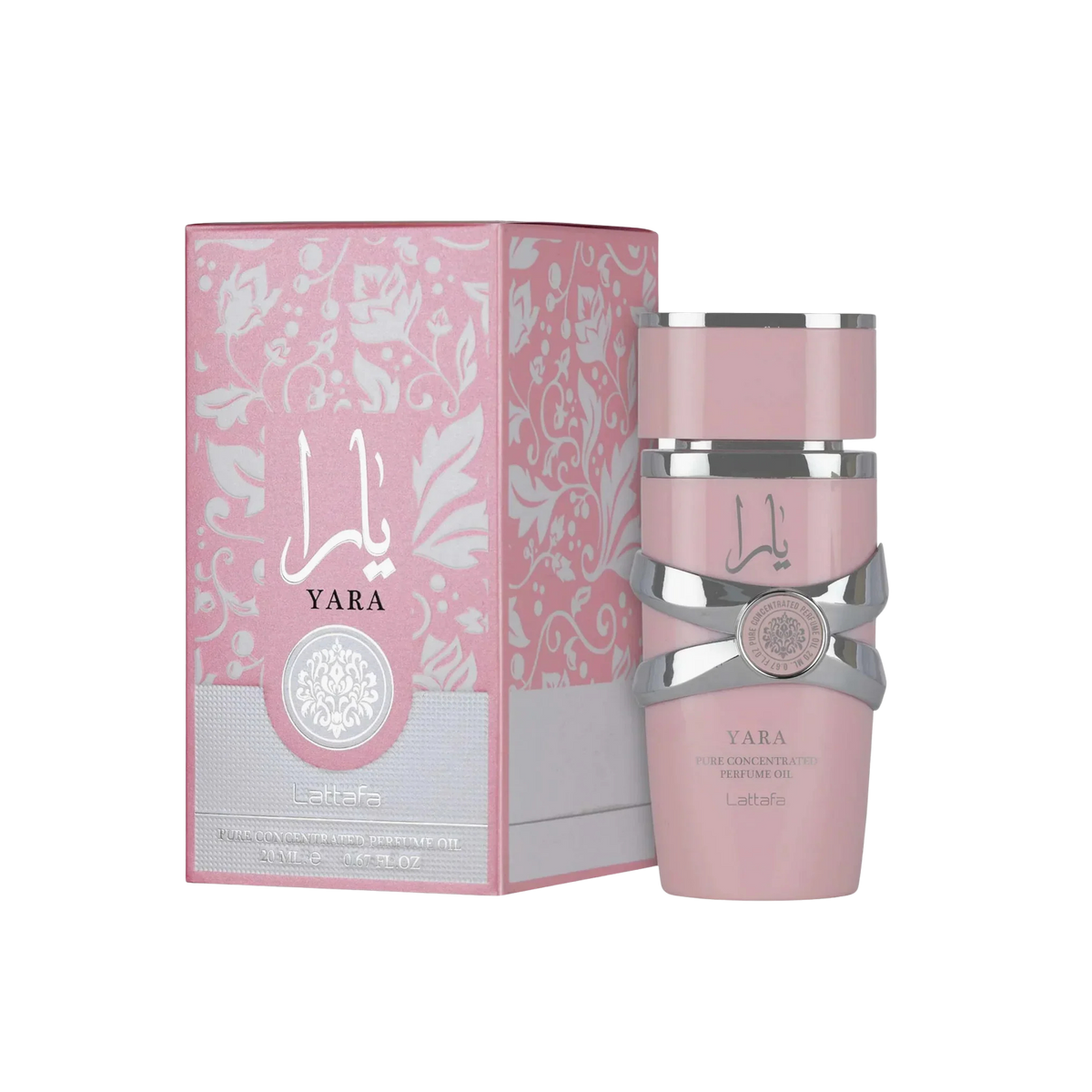 Lattafa Yara Pure Concentrated Perfume Oil – 20ml | Premium Luxury Women's Gourmet Tropical Floral Attar | Powdery Heliotrope, Orchid, Tangerine, Tropical Fruits, Velvet Vanilla, Sandalwood & Musk Long-Lasting CPO