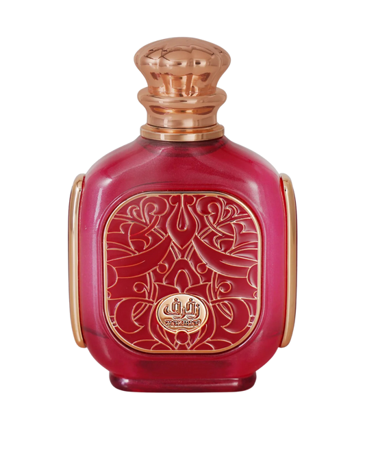Zimaya Zukhruf Cherry Eau De Parfum – 100ml | Intense Black Cherry, Bitter Almond & Smoky Vanilla Luxury Signature Scent