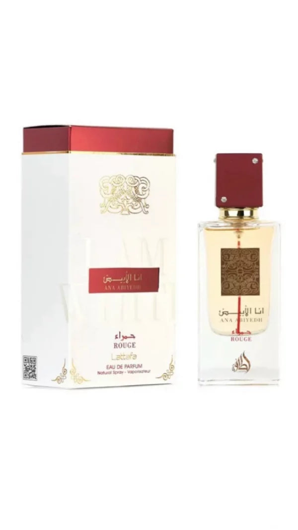 Lattafa Ana Abiyedh Rouge Eau De Parfum, Fragrance For Men & Women, 60ml