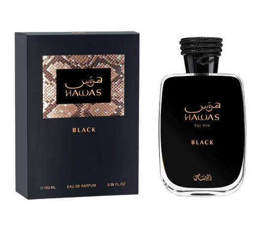 RASASI HAWAS BLACK FOR MEN 100ML - EAU DE PARFUM