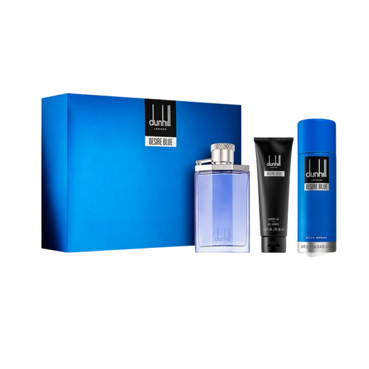 Dunhill Desire Blue Eau De Toilette Gift Set for Men (100ml)