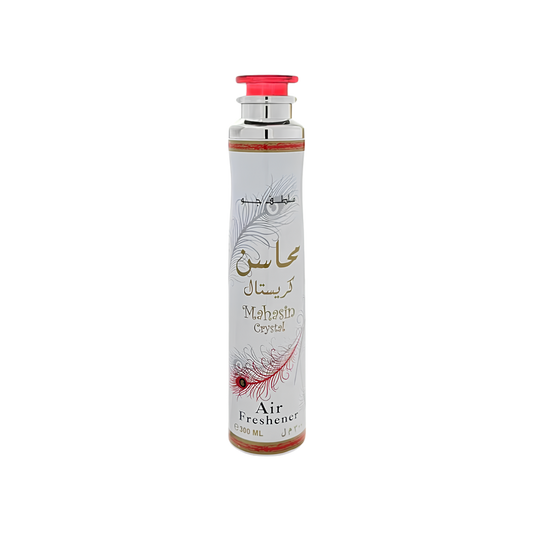 Lattafa Mahasin Crystal Air Freshener – 300ml – Home & Linen Spray