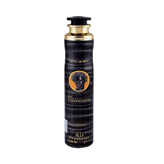 Lattafa His Confession Air Freshener – 300ml – Home & Linen Spray