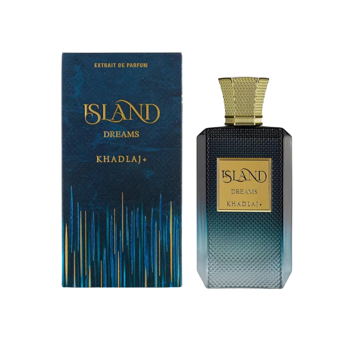Khadlaj Island Dreams Extrait De Parfum – 100ml | Premium Luxury Unisex Tropical Fruity Floral Fragrance | Sweet Mango, Juicy Coconut, Crisp Bergamot, Velvet Jasmine & Rich Creamy Amberwood Long-Lasting Scent