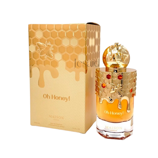 Maison Asrar Oh Honey! 100ml Eau De Parfum for Women and Men